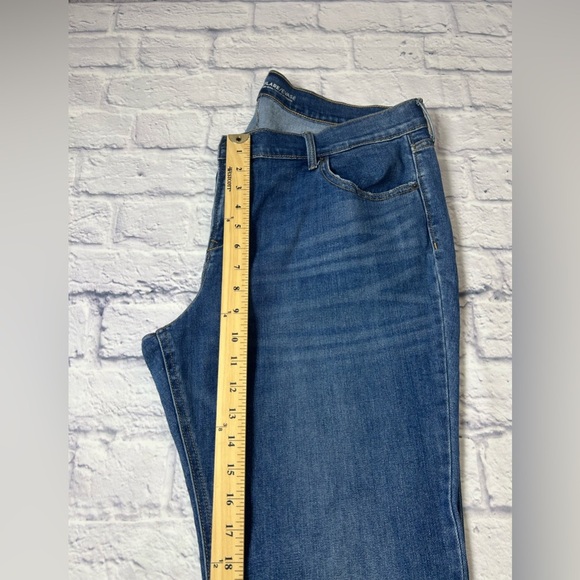 Old Navy Flare Mid-Rise Blue Jeans with Distressing. Size 16. - Picture 5 of 8